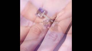 Natural Ametrine Engagement Ring Statement Ring for Women [upl. by Susi]