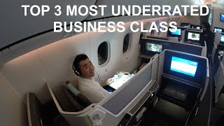 Top 3 Most UNDERRATED Business Class  Fly Luxury with a Budget [upl. by Rennane]