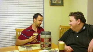 NewCastle Beer in Draughtkeg mini keg review  BeerTender Compatible [upl. by Yeleek]