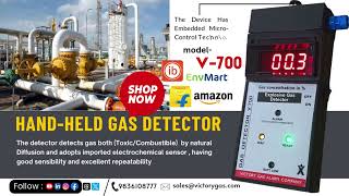 Gas Detector Explosive Gas Alarm Digital Display [upl. by Notloc695]