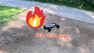 Arrma Grom Typhon Starts On Fire Castle Mamba Micro X2 [upl. by Lower440]