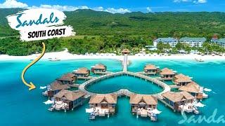 OverTheWater Butler Honeymoon Bungalow OWB  Sandals South Coast Jamaica  Full Tour amp Review 4K [upl. by Lindsey]