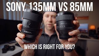 Sony 135mm 18 vs 85mm 14  Which is right for you  RAW Downloads  OMG SHARP [upl. by Dafna]