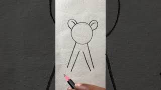 Monkey drawing easy and simple [upl. by Aramaj]