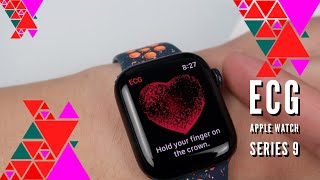 How to use the ECG feature on Apple Watch Series 9 [upl. by Acker]