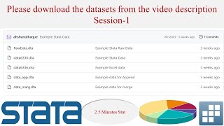 25 Minutes Stat  Please download the datasets from the video description Session1 [upl. by Katherina]