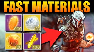 Solo Masterwork Materials Farm  Fast Upgrades in Destiny 2 [upl. by Maurise]