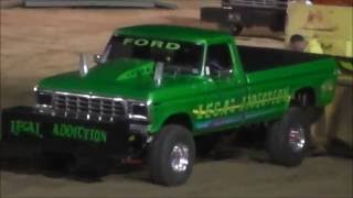 Pro Street Legal 4x4 Truck Pull  Westmoreland County Fair 2016 [upl. by Linnie]