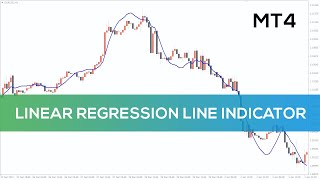 Linear Regression Line Indicator for MT4 and MT5  BEST REVIEW [upl. by Onirefes799]