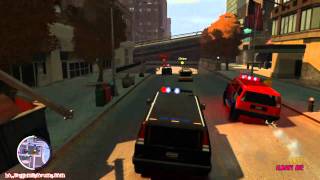 GTA EFLC  PC  Aug 28 2010  BGF Event Vid 3  BUSTED x2  Taxis PoV [upl. by Enenaej]