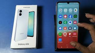 How to change Font Size in Samsung Galaxy A06 5G  samsung me Font Size kaise badle [upl. by Ches225]