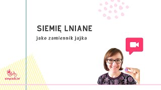 Wegański zamiennik jajka  siemię lniane flaxegg [upl. by Lothar]