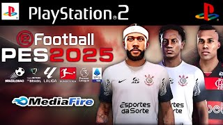 💥NOVO PÉS 2025 PS2 ISO DOWNLOAD 100 ATUALIZADO SETEMBRO RUMO ESTRELADO AETHERSX2 PCSX2 PSPOPL✅ [upl. by Strait]