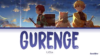 Demon Slayer  Opening Full『Gurenge』by LiSa Lyrics [upl. by Cornell955]