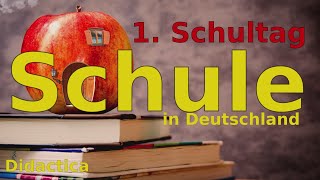 1 Schultag  Schule in Deutschland A1A2 [upl. by Einhapets]