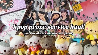 kaddy  mercari japan proxy haul ✿ LOTS of fromis rare yukika merch seventeen plushies and more [upl. by Anauqed]