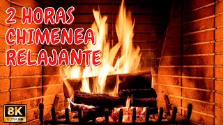 Chimenea relajante con el sonido del fuego 2HORAS [upl. by Auburn]