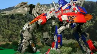 Transformers RotF  Forest Battle stopmotion [upl. by Swigart]