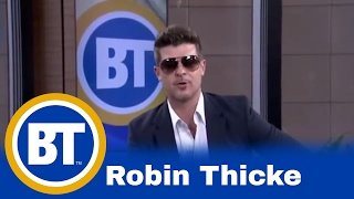 Robin Thicke stops by Breakfast Television [upl. by Yrahcaz]