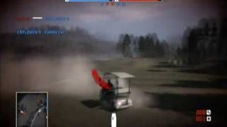 Golf Cart vs Humvee Battlefield Bad Company with iMoogle [upl. by Pellegrini95]