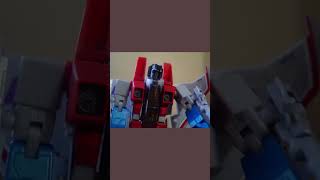 Blitzwing vs Bumblebee versión Masterpiece G1 transformersstopmotion bumblebee blitzwing [upl. by Itteb]