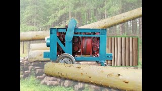 Wood Debarker  Debarking Machine  Log Debarker Peeling Equipment LogDebarker debarkingmachine [upl. by Kalfas142]