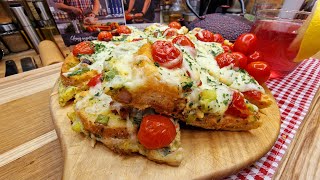 Extra bundáskenyér  csúsztatott bundáskenyér  4 főre 🥘🥖🥓🥚🧅🍕 szokykonyhaja [upl. by Gnol89]