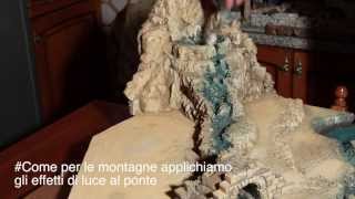 Dipingere ponte case ed oggetti del presepe  Parte11 [upl. by Nylidam678]