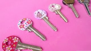 Come decorare le chiavi  keys decoration [upl. by Anecuza322]