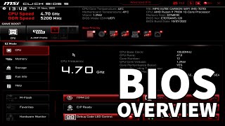 MSI MPG X670E Carbon WiFi BIOS Overview [upl. by Sergius203]