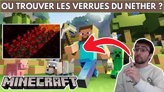 MINECRAFT  EMPLACEMENT  LOCALISATION  COMMENT  OU TROUVER LES VERRUES DU NETHER [upl. by Ignacius773]