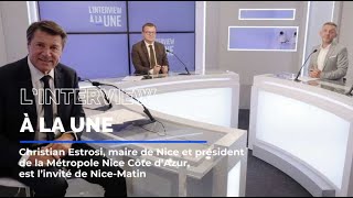 Christian Estrosi Maire de Nice est linvité de LInterview à la une [upl. by Tracay]