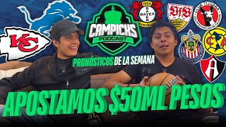 Episodio 22 Pronósticos playin Liga MX y Parlay NFL de 50MIL PESOS [upl. by Bashemeth]