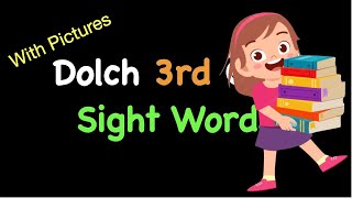 Dolch 3rd Grade Sight Words With PICTURES [upl. by Eiresed]