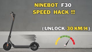 Segway Ninebot F30 Speed Hack  Using SHU App [upl. by Aicak]