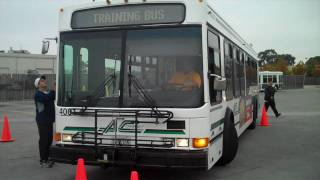 2009 AC Transit Bus Roadeo  Joe Tating takes on the course [upl. by Durwood36]