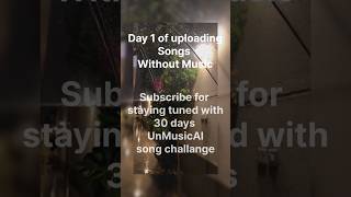 Day 1 of 30 days 30 UnMusicAl song challenge shorts sajni farhansaeed [upl. by Rozanne549]