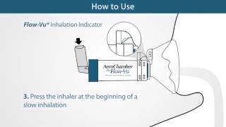 AeroChamber Plus FlowVu Valved Holding Chamber  Mask Instructions [upl. by Alyat39]