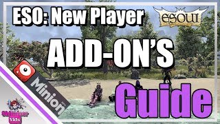 ESO Addons Guide How to Install Addons  Minion Guide [upl. by Norehc]