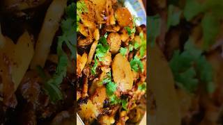 Delicious pan fried Potato Recipe ⁠⁠ ytshort viralshorts 😋potatorecipes aloorecipe [upl. by Ayotl571]