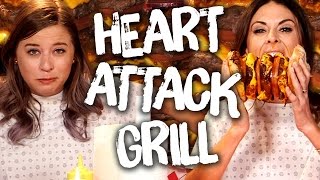 6 INSANE Heart Attack Grill Menu Items Cheat Day [upl. by Springer157]