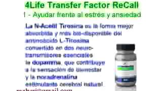 4Life Transfer Factor ReCall Sistema nervioso y Cerebro Éxito con Ayudando sin Fronteras [upl. by Ataner715]