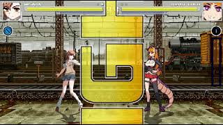 Misaka VS Coco toarumajutsunoindex hololive anime games mugen fightinggames vtuber [upl. by Ettenav224]