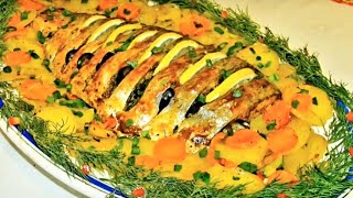 Полноценный ужин Много лет так готовлю и не хочу менять рецепт Вкуснее рыбы с овощами нет [upl. by Eyahsal283]