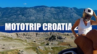 Mototrip CROATIA 2023  ENG subtitles  Pag Primosten Dubrovnik Biograd Plitvice lakes [upl. by Elmore428]