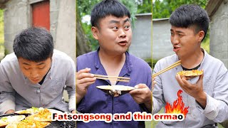 What do you think of Songsong and Ermaos mussel dinner  funny mukbang [upl. by Madelina]