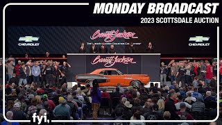 2023 SCOTTSDALE MONDAY BROADCAST  Monday January 23 2023  BARRETTJACKSON 2023 AUCTION [upl. by Caprice425]