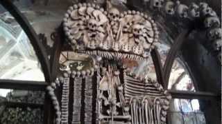 Sedlec Ossuary Prague and the Bone Church Kutná Hora UNESCO Sightseeing [upl. by Asit693]