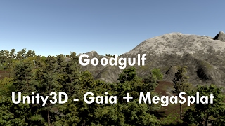 Unity3D Gaia and MegaSplat [upl. by Ydissahc]