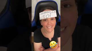 Ma femme vatelle deviner le mot ecrit sur papier qui est posé sur son front  🤣 humour couple [upl. by Antoinette779]